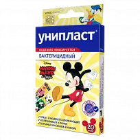 Купить: Пластырь д/детей Унипласт Микки Маус №20
