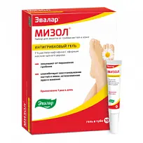 Купить: Мизол Эвалар 1 % 10 г гель антигрибковый