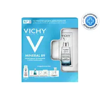 Купить: Vichy Mineral 89 набор 50 мл гель-сывортка + 100 мл вода мицеллярная + 15 мл крем + 10 мл сыворотка + 3 мл флюид