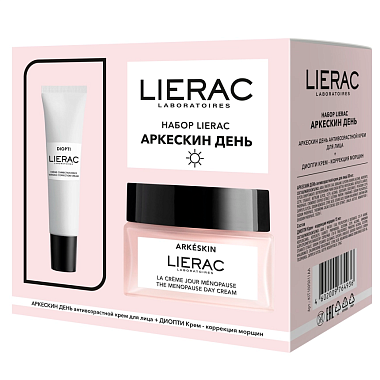 Купить Lierac Аркескин набор 50 мл крем для лица дневной + 15 мл крем-коррекция морщин