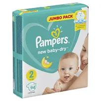 Купить: Pampers New Baby-Dry 27 шт подгузники размер 2 (4-8 кг)