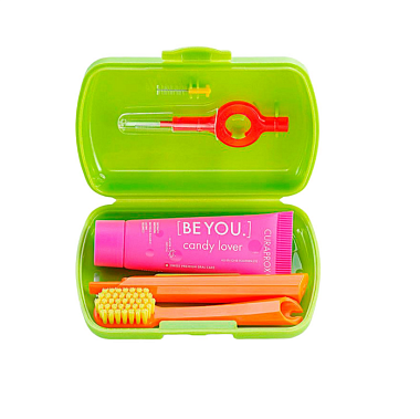 Купить Curaprox набор дорожный артикул CS5460 зеленый