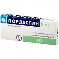 Купить: Лордестин 5 мг 10 шт таблетки покрытые пленочной оболочкой