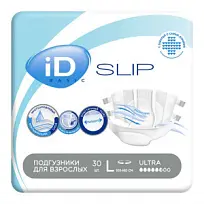 Купить: iD 30 шт подгузники для взрослых ультра размер L