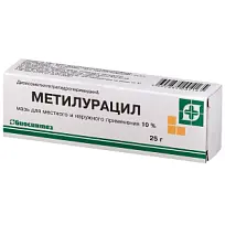 Купить: Метилурацил 10% 25 г мазь для местного и наружного применения
