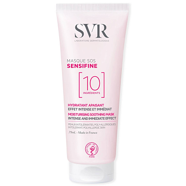 Купить SVR Sensifine 75 мл маска sos увлажняющая успокаивающая