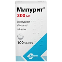 Купить: Милурит 300 мг 100 шт таблетки