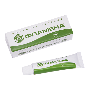 Купить Фламена 10 г покрытие гелевое туба + салфетка