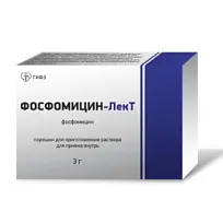 Купить: Фосфомицин-Лект 3 г 1 шт порошок для приготовления раствора для приема внутрь пакет