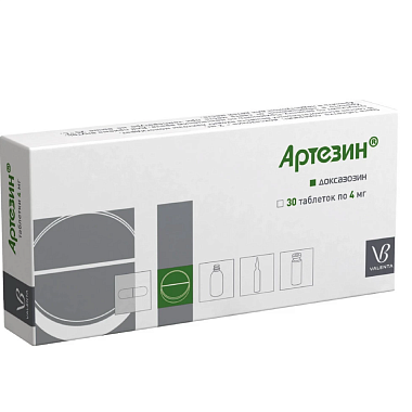 Купить Артезин 4 мг 30 шт таблетки