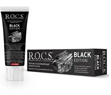 Купить: Rocs 74 г паста зубная черная отбеливающая
