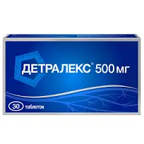 Купить: Детралекс 500 мг 30 шт таблетки покрытые пленочной оболочкой