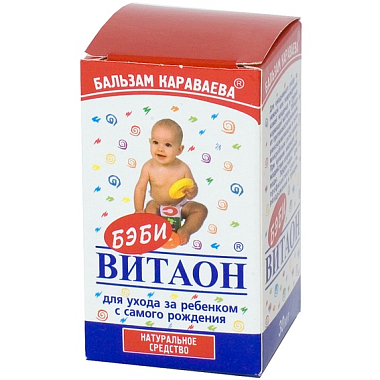 Купить Бальзам Караваева Витаон Бэби 30 мл средство для ухода за ребенком с рождения