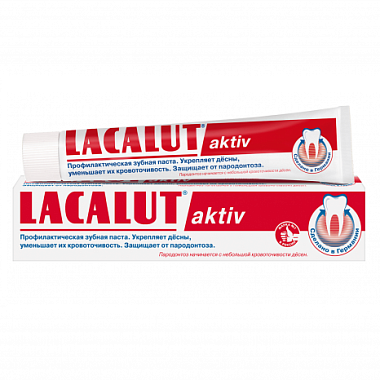 Купить Lacalut Aktiv 75 мл зубная паста