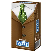 Купить: Vizit Dotted 12 шт презервативы точечные