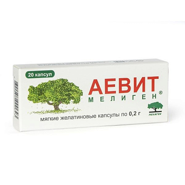 Купить Аевит Мелиген 20 шт капсулы