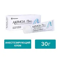 Купить: Акриол Про 2,5% + 2,5% 30 г крем для местного и наружного применения