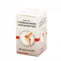 Купить: Глюкозамин-хондроитиновый комплекс 0,32 г 60 шт капсулы