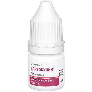 Купить Дорзокулин 20 мг/мл 5 мл капли глазные