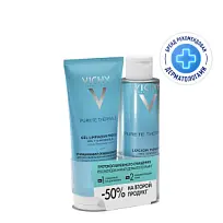 Купить: Vichy Purete Thermal набор гель для умывания 200 мл + тоник 200 мл