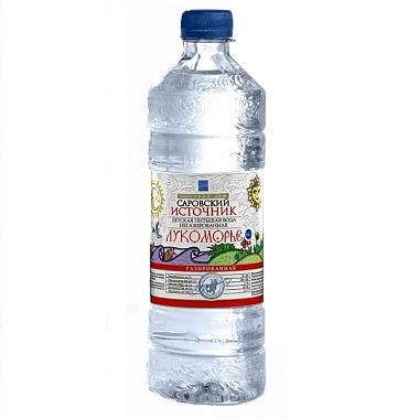 Купить Саровский Источник Лукоморье 0,6 л вода питьевая негазированная детская 0+