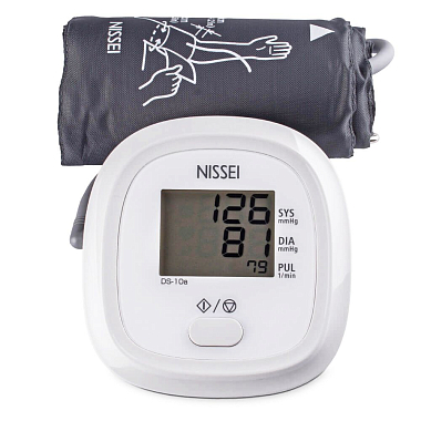 Купить Nissei DS-10A тонометр автоматический на плечо с адаптером и манжетой 22-32 см
