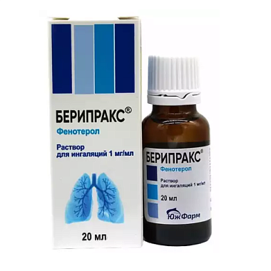 Купить Берипракс 1 мг/мл 20 мл раствор для ингаляций