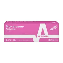 Купить: Мометазон-Акрихин 0,1% 30 г крем для наружного применения