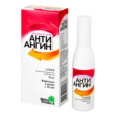 Купить Анти-Ангин спрей фл 25мл