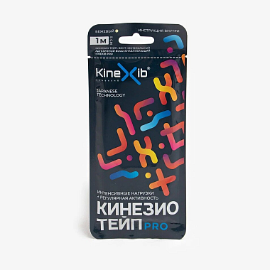 Купить Кинезио тейп Kinexib Pro мини 5 см × 1 м бинт адгезивный бежевый