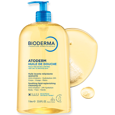 Купить Bioderma Atoderm 1000 мл масло для душа
