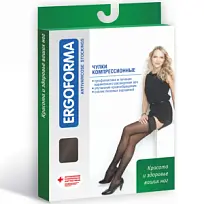 Купить: Ergoforma чулки компрессионные 2 класс черные