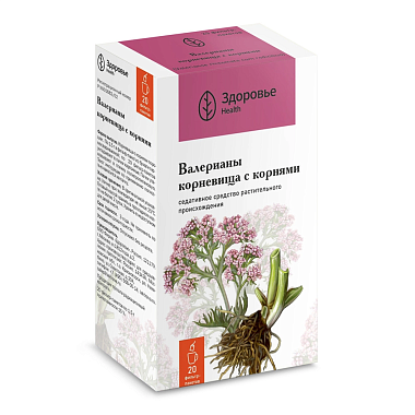 Купить Валериана корневища с корнями 1,5 г 20 шт фильтр-пакеты