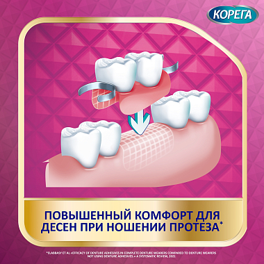 Купить Корега Экстра Сила 40 г крем для фиксации зубных протезов максимальная фиксация + комфорт нейтральный вкус