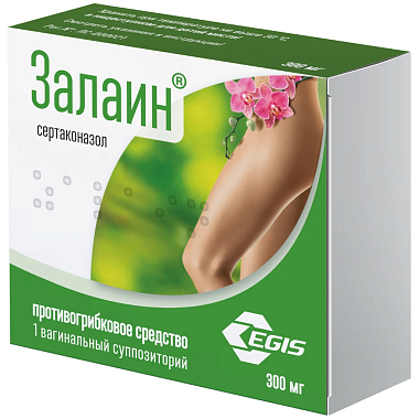 Купить Залаин 300 мг 1 шт суппозитории вагинальные