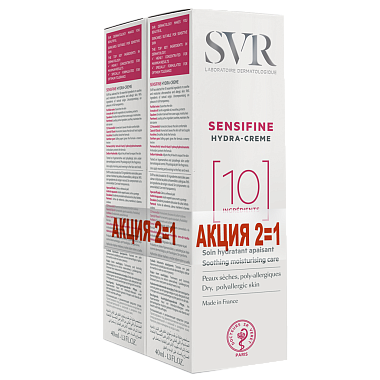 Купить SVR Sensifine 40 мл 2 шт гидра-крем для лица