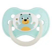 Купить: Canpol babies animals 1 шт соска-пустышка латексная 0-6 мес цвет бирюзовый