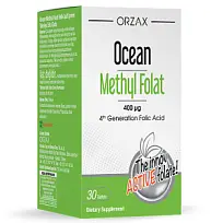 Купить: Orzax Ocean Метилфолат 30 шт таблетки