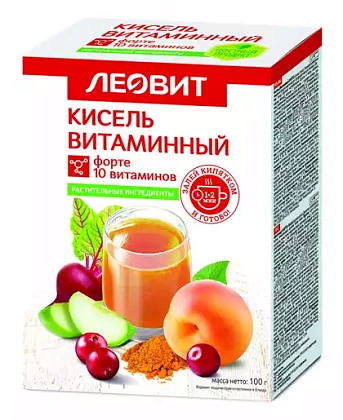 Купить Леовит 20 г 5 шт кисель витамин форте пакетик