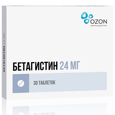 Купить Бетагистин-Озон 24 мг 30 шт таблетки