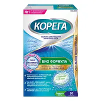 Купить: Корега Био Формула 30 шт таблетки для обработки зубных протезов