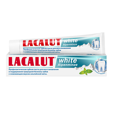 Купить Lacalut White Alpenminze зубная паста 75мл