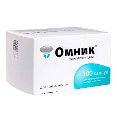 Купить Омник 0,4 мг 100 шт капсулы с модифицированным высвобождением