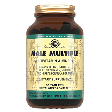 Купить Solgar Мультивитаминный и минеральный комплекс для мужчин 60 шт таблетки
