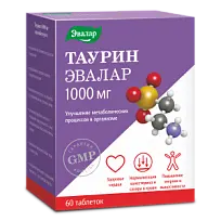 Купить: Таурин 1000 мг 60 шт таблетки