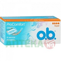 Купить: o.b. ProComfort 16 шт тампоны супер