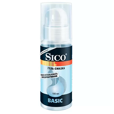 Купить Sico basic гель-смазка 100мл увлажн с дозатором