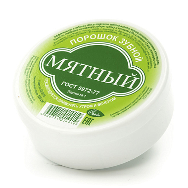 Купить Зубной порошок 140 г мятный