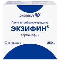 Купить: Экзифин 250 мг 16 шт таблетки