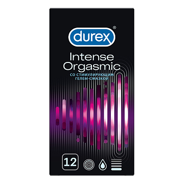 Купить Durex Intense Orgasmic 12 шт презервативы рельефные
